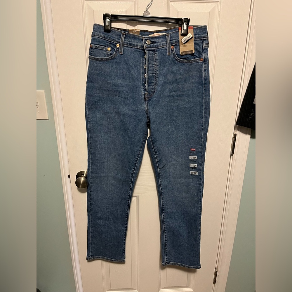 Levi’s wedgie straight jeans women’s 14